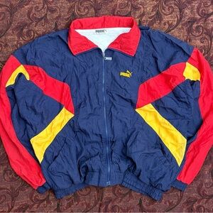 VTG Puma Boxy Colour-blocked Windbreaker